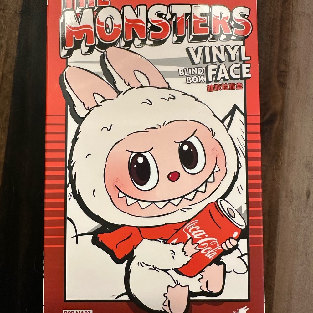 Coca Cola 100% authentic labubu The Monsters Vinyl Face Blind Box